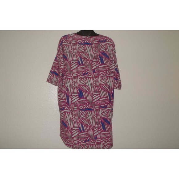 Women's Lularoe Top Tunic Size S Small Irma High Low Short Sleeve. - Picture 3 of 4